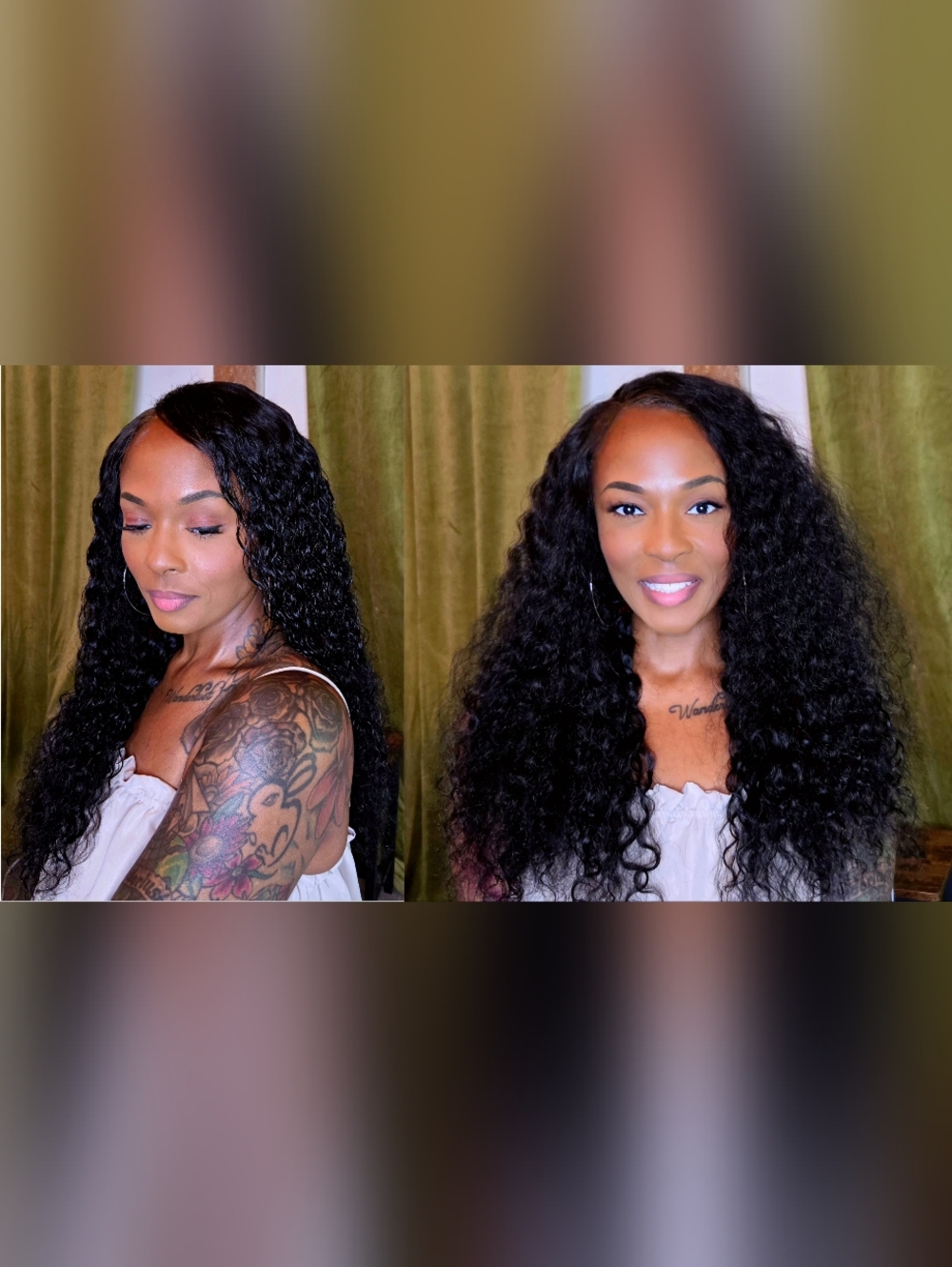 360 Precut Lace Water Wave Wig